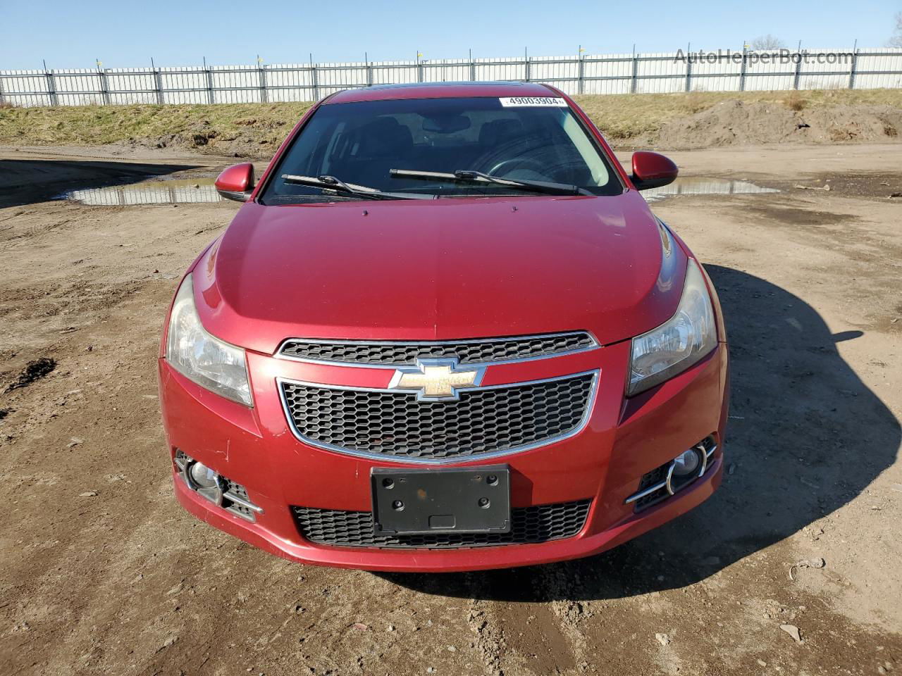 2012 Chevrolet Cruze Lt Red vin: 1G1PF5SC2C7405184