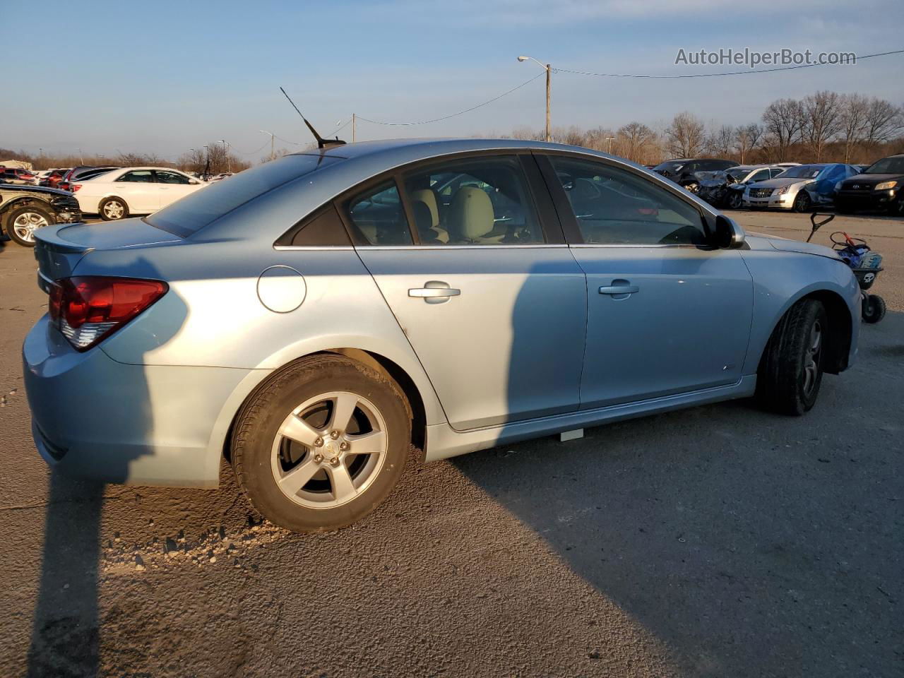 2012 Chevrolet Cruze Lt Blue vin: 1G1PF5SC3C7113169