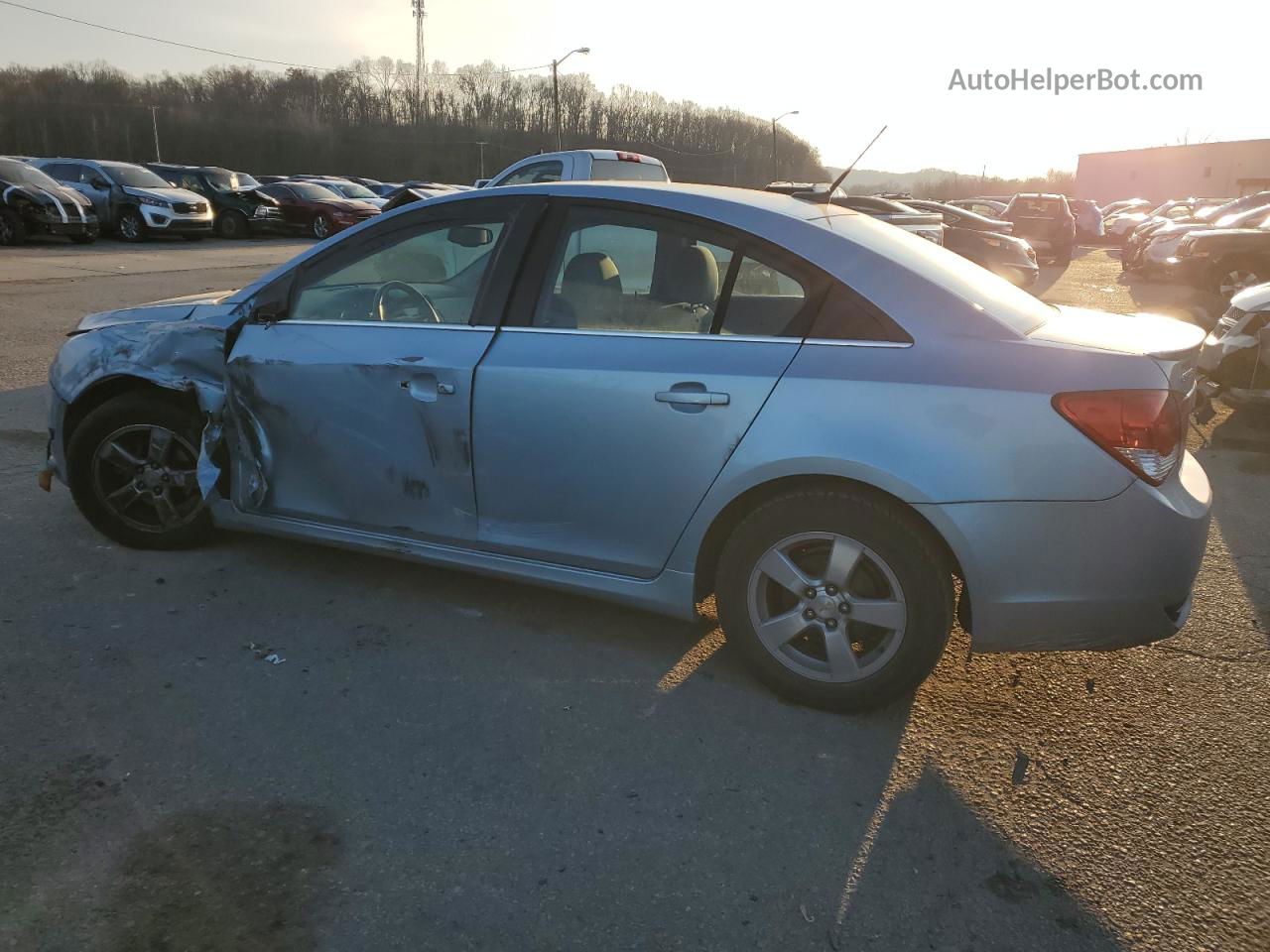 2012 Chevrolet Cruze Lt Blue vin: 1G1PF5SC3C7113169