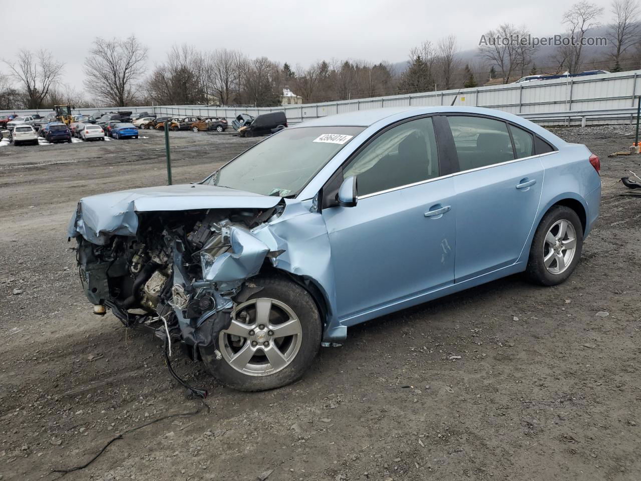 2012 Chevrolet Cruze Lt Turquoise vin: 1G1PF5SC3C7115536