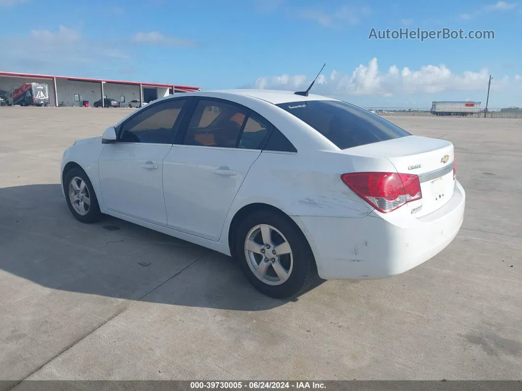 2012 Chevrolet Cruze 1lt White vin: 1G1PF5SC3C7142560