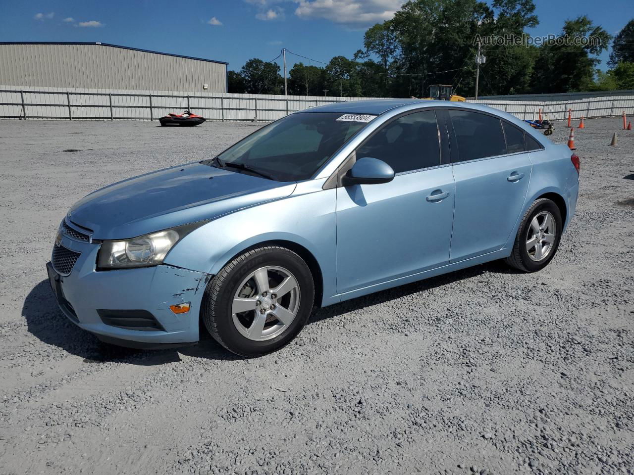 2012 Chevrolet Cruze Lt Turquoise vin: 1G1PF5SC3C7298162