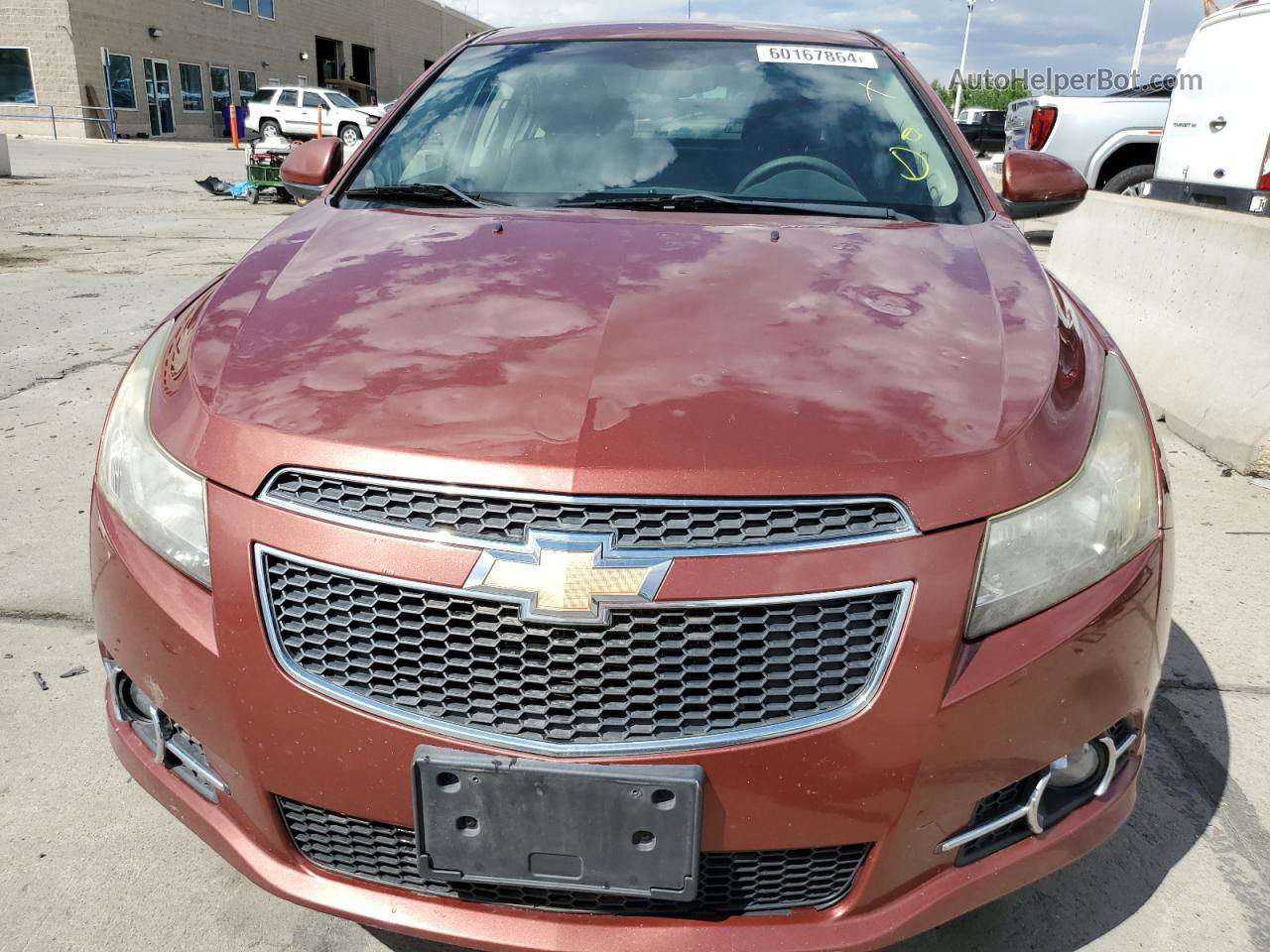 2012 Chevrolet Cruze Lt Orange vin: 1G1PF5SC3C7308530