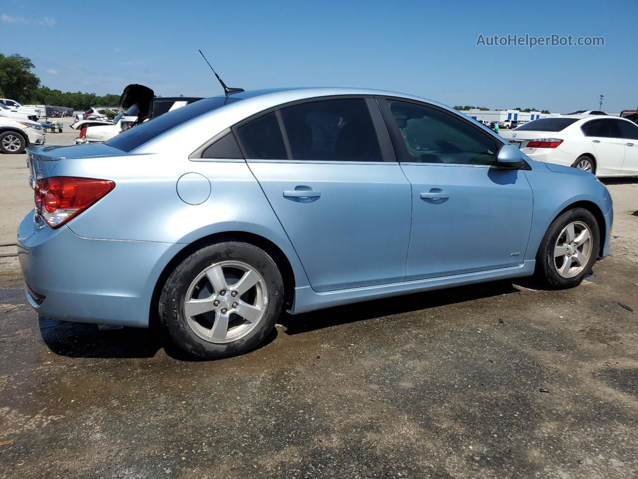 2012 Chevrolet Cruze Lt Blue vin: 1G1PF5SC4C7193680