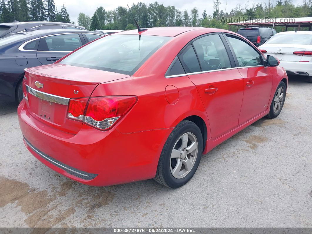 2012 Chevrolet Cruze 1lt Red vin: 1G1PF5SC4C7350074