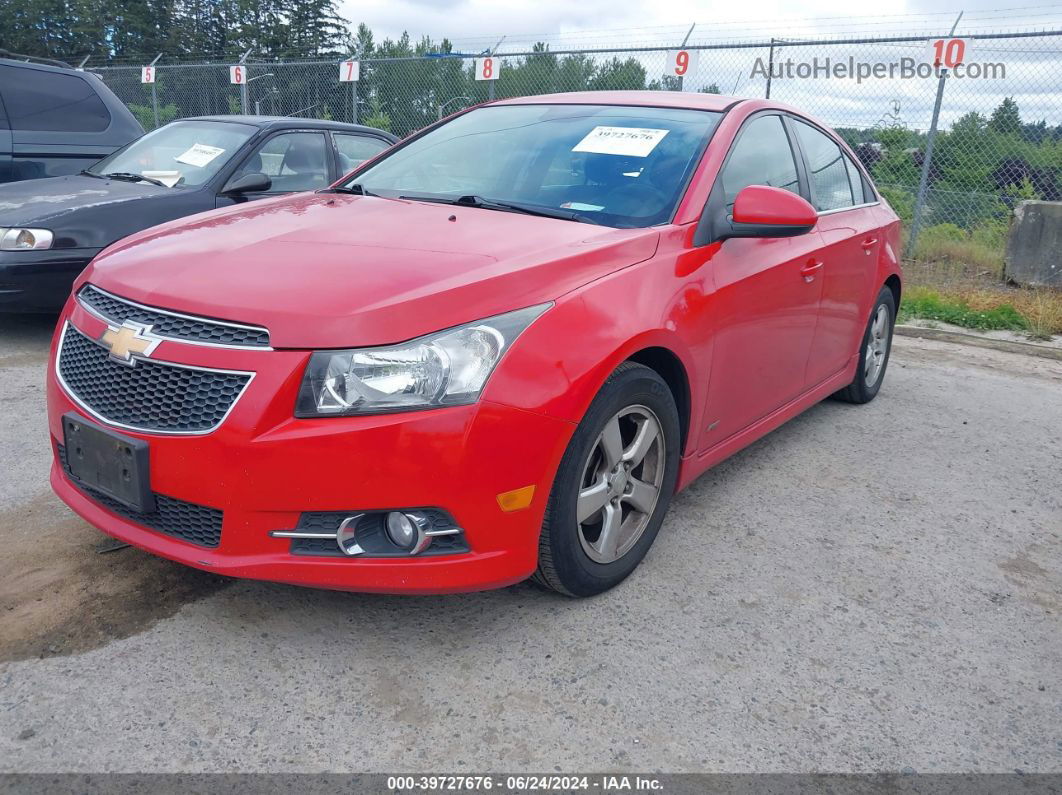 2012 Chevrolet Cruze 1lt Red vin: 1G1PF5SC4C7350074