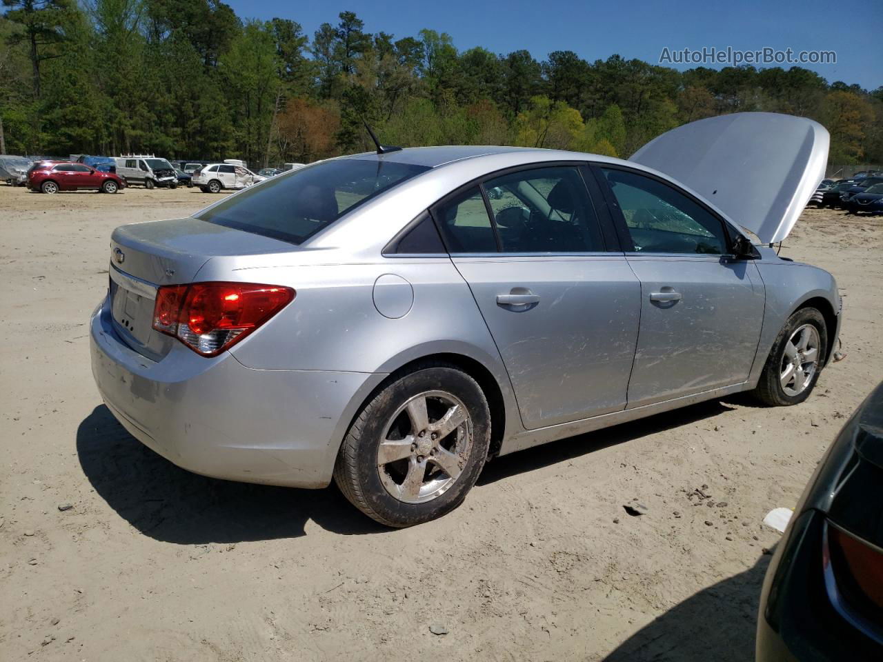 2012 Chevrolet Cruze Lt Silver vin: 1G1PF5SC4C7361950