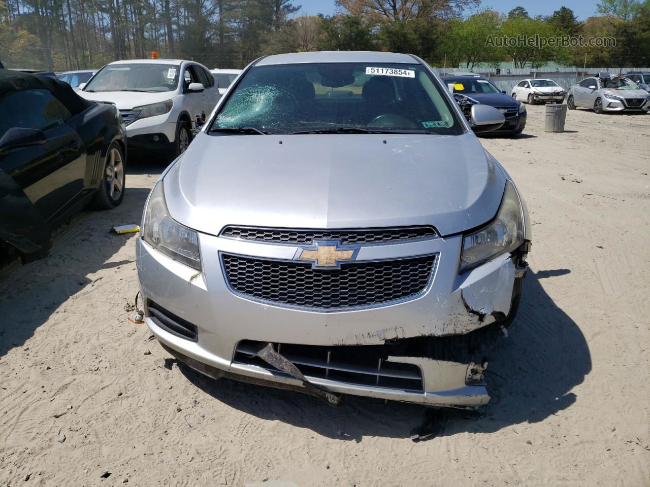 2012 Chevrolet Cruze Lt Silver vin: 1G1PF5SC4C7361950