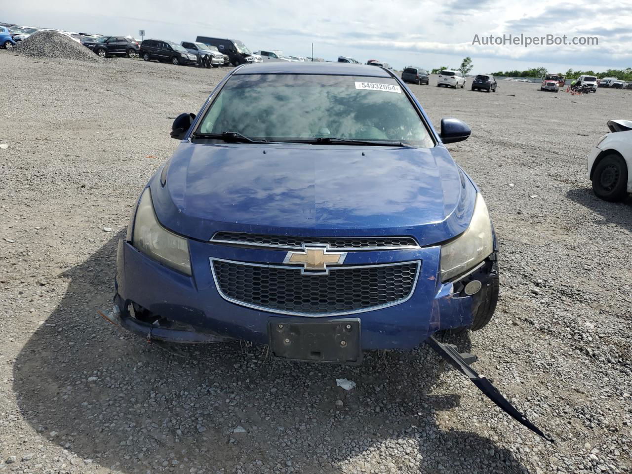 2012 Chevrolet Cruze Lt Blue vin: 1G1PF5SC5C7116090