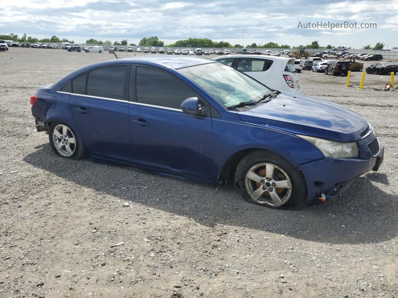 2012 Chevrolet Cruze Lt Blue vin: 1G1PF5SC5C7116090