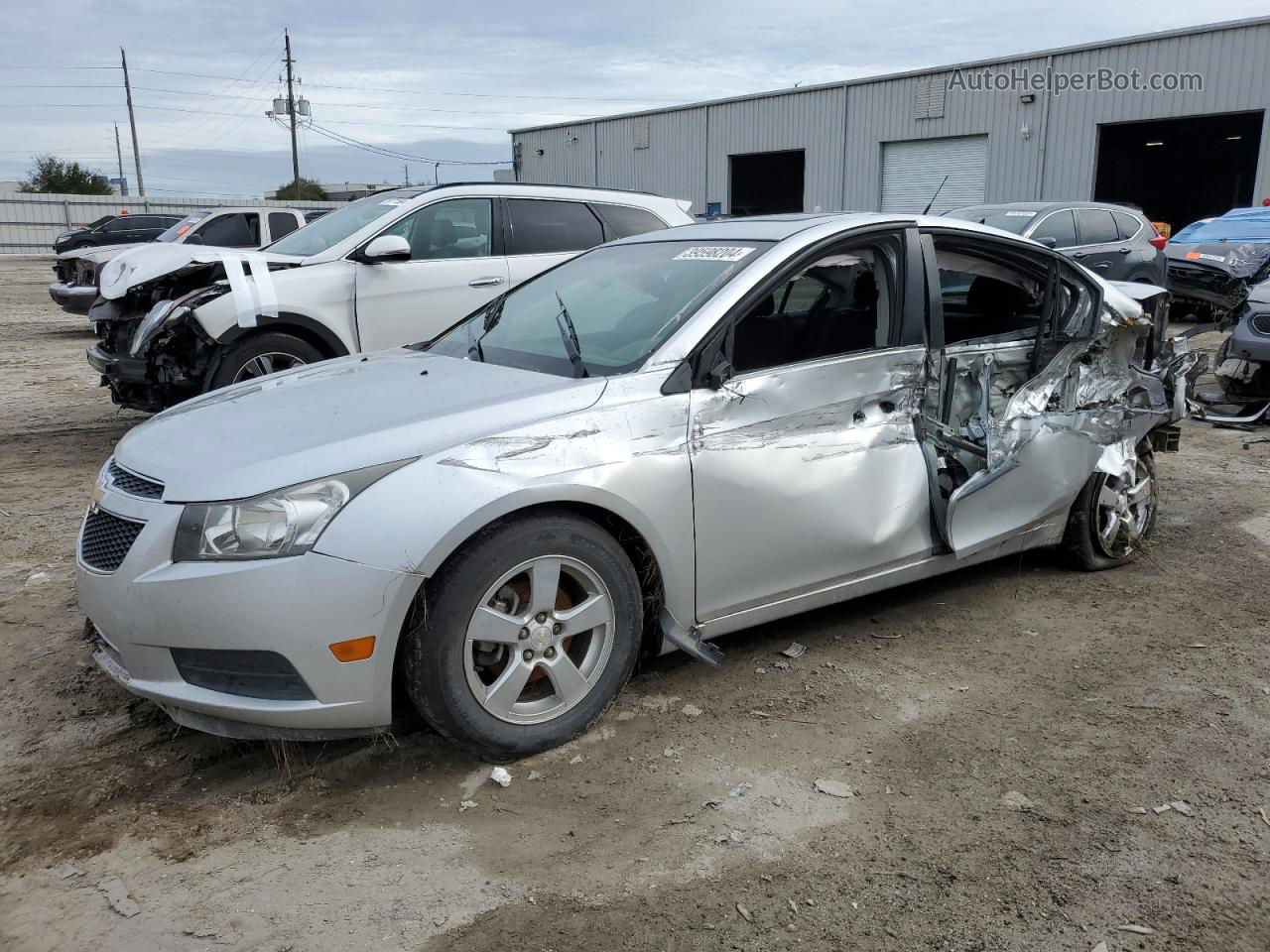 2012 Chevrolet Cruze Lt Silver vin: 1G1PF5SC5C7180694