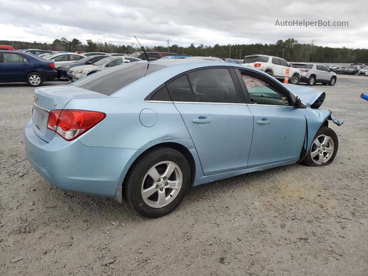 2012 Chevrolet Cruze Lt Blue vin: 1G1PF5SC5C7193929