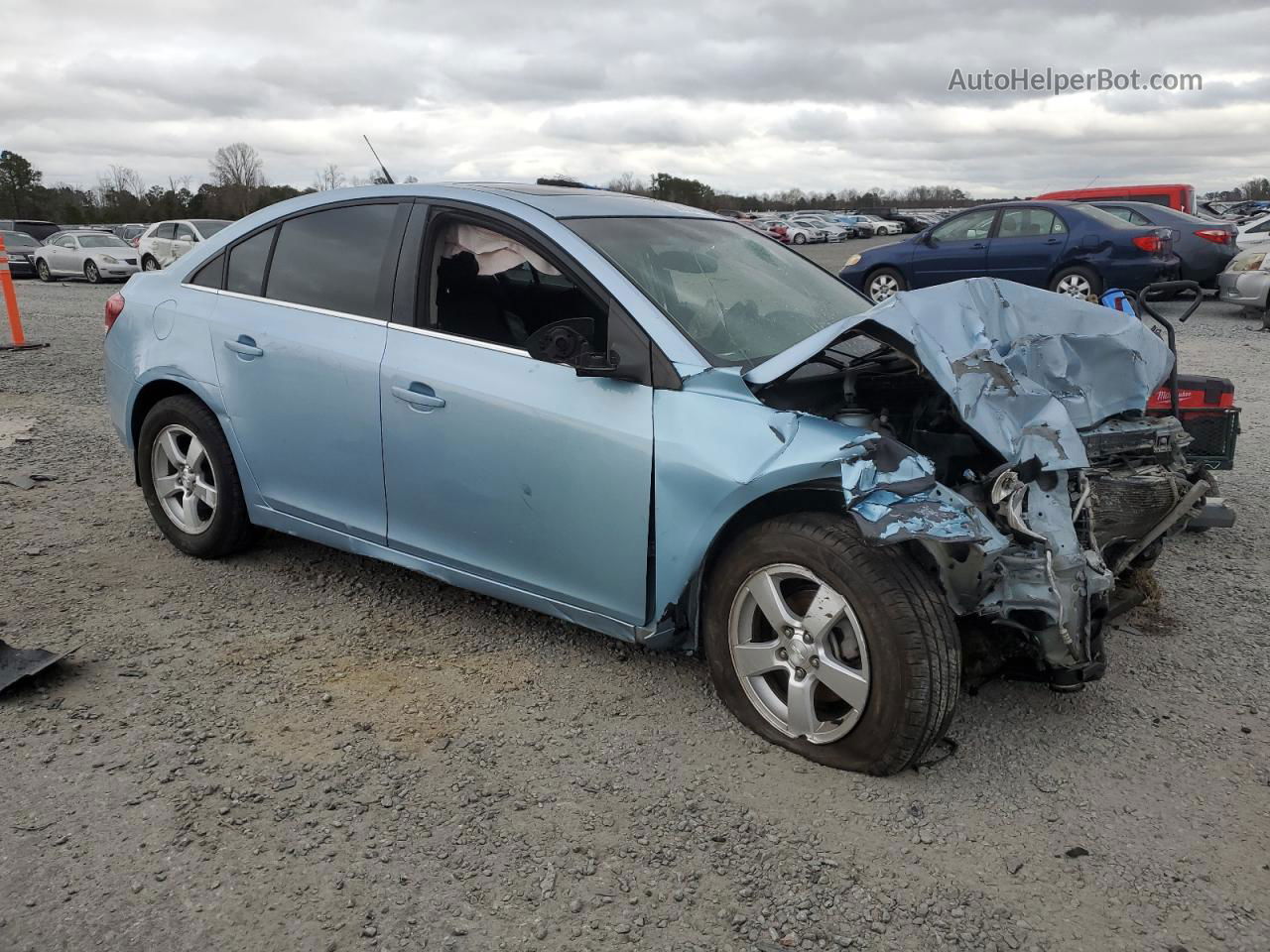 2012 Chevrolet Cruze Lt Blue vin: 1G1PF5SC5C7193929