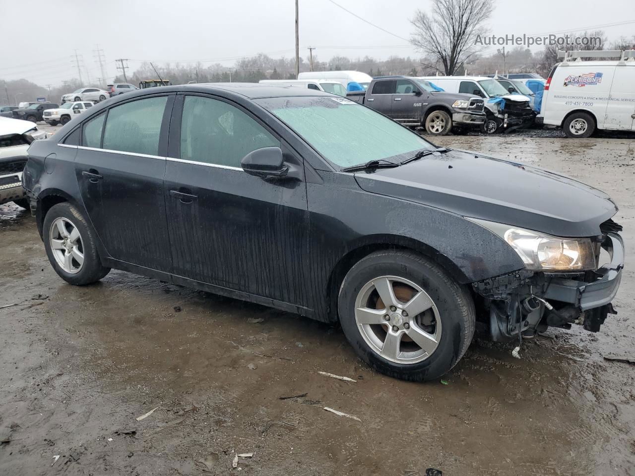 2012 Chevrolet Cruze Lt Black vin: 1G1PF5SC5C7383973