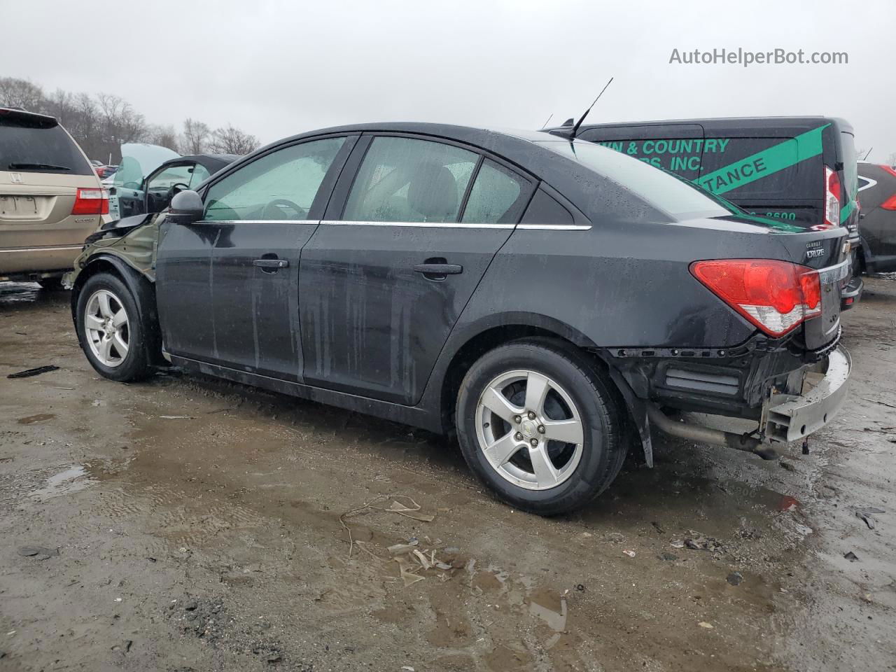 2012 Chevrolet Cruze Lt Black vin: 1G1PF5SC5C7383973