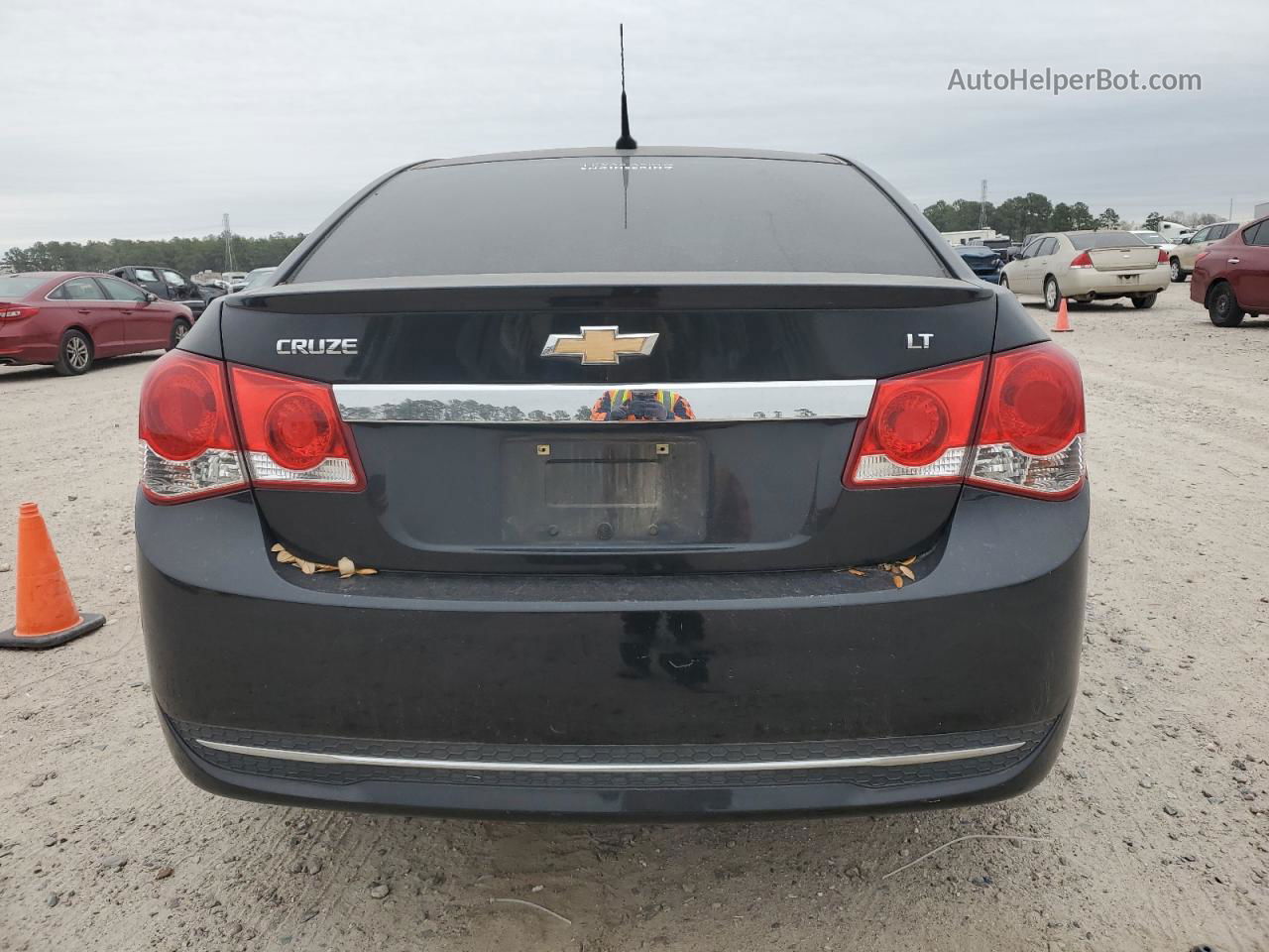 2012 Chevrolet Cruze Lt Black vin: 1G1PF5SC6C7331039