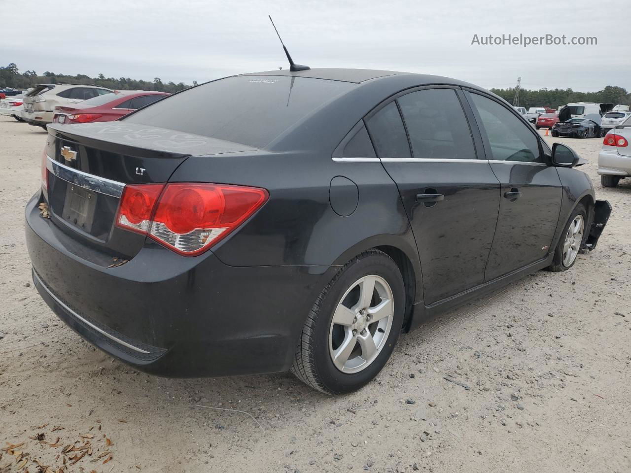 2012 Chevrolet Cruze Lt Black vin: 1G1PF5SC6C7331039