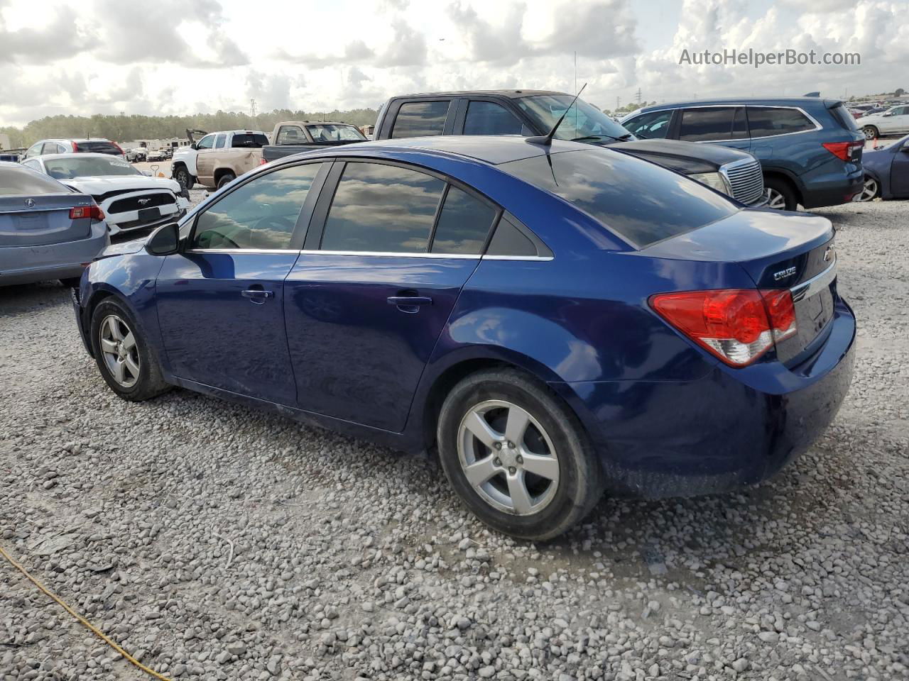 2012 Chevrolet Cruze Lt Blue vin: 1G1PF5SC7C7230933