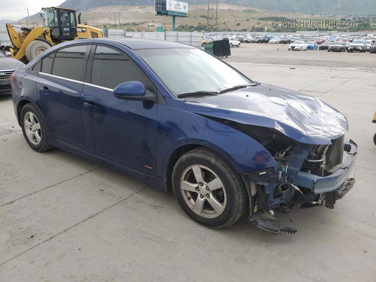 2012 Chevrolet Cruze Lt Blue vin: 1G1PF5SC7C7350926