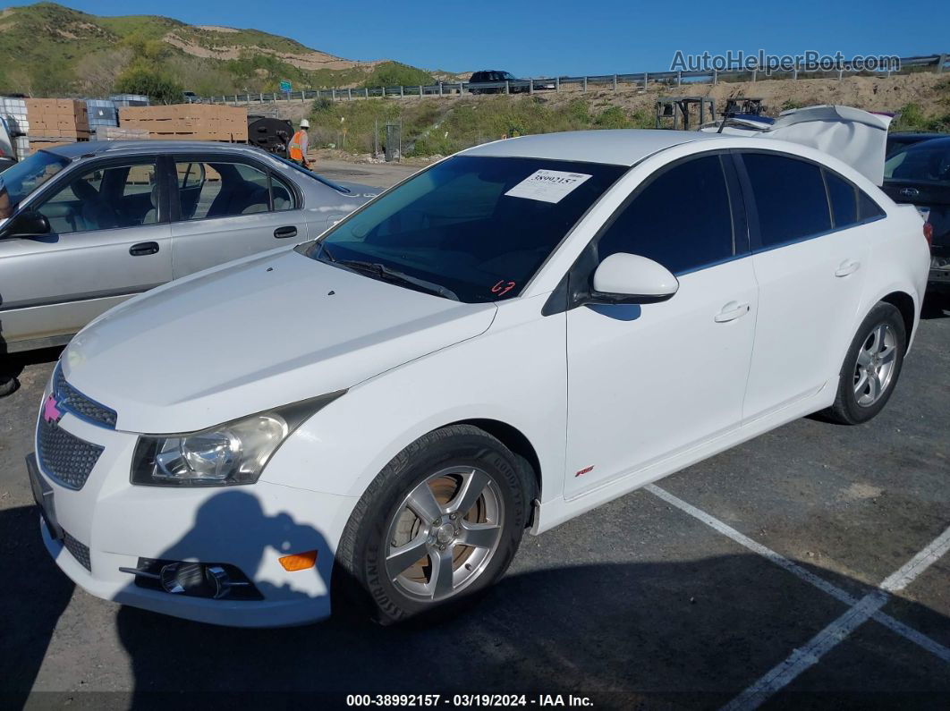 2012 Chevrolet Cruze 1lt White vin: 1G1PF5SC8C7274830