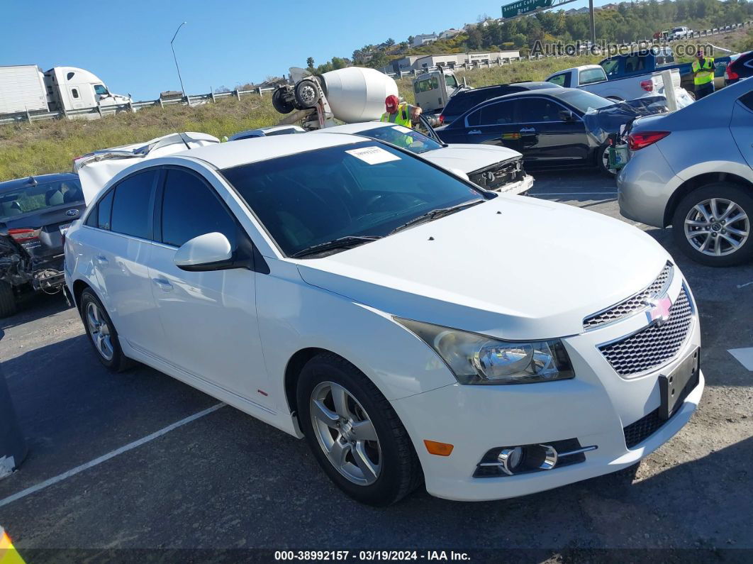 2012 Chevrolet Cruze 1lt White vin: 1G1PF5SC8C7274830