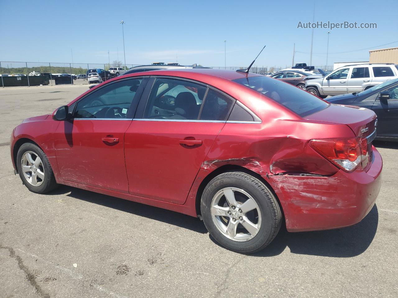 2012 Chevrolet Cruze Lt Red vin: 1G1PF5SC8C7325825