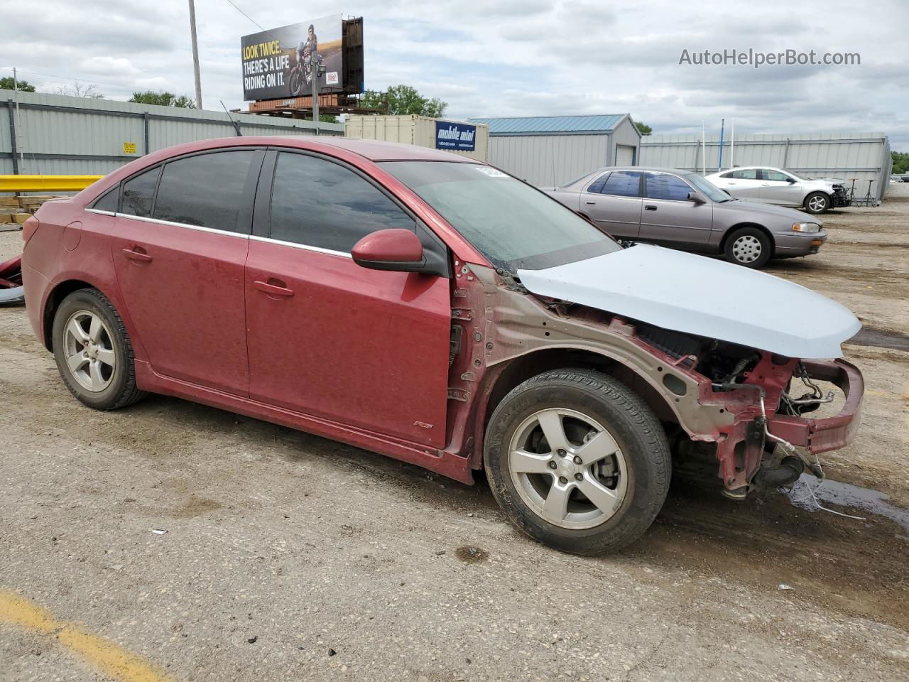 2012 Chevrolet Cruze Lt Красный vin: 1G1PF5SC8C7357464