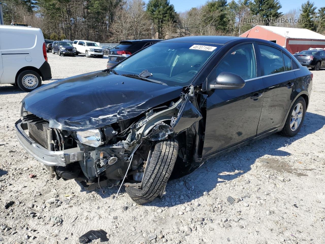 2012 Chevrolet Cruze Lt Black vin: 1G1PF5SC9C7140165