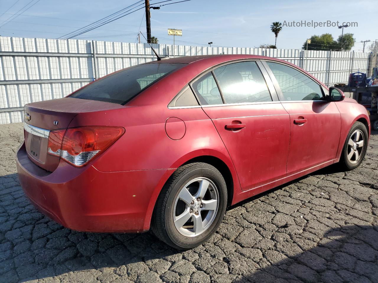 2012 Chevrolet Cruze Lt Red vin: 1G1PF5SC9C7229847