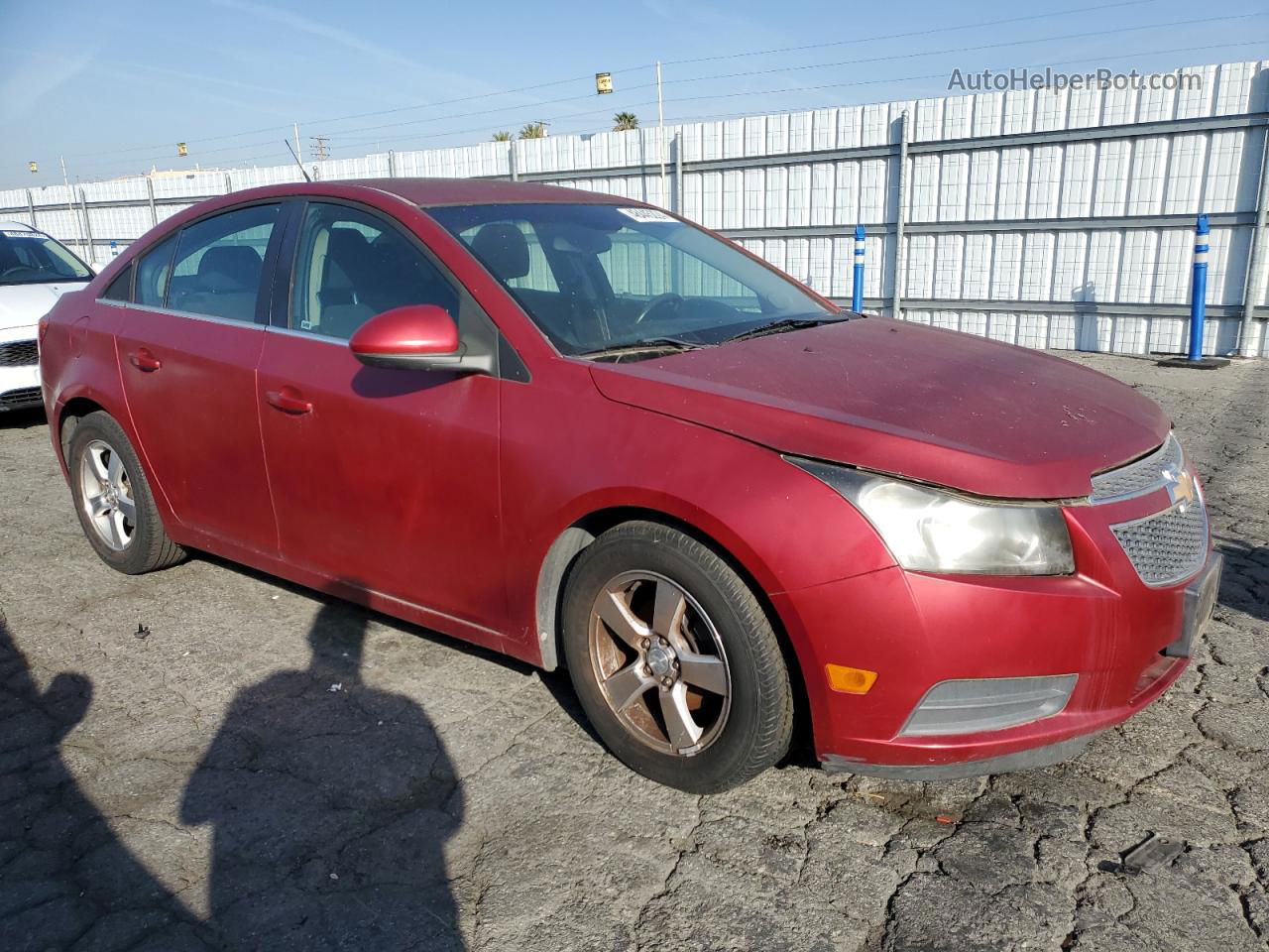 2012 Chevrolet Cruze Lt Красный vin: 1G1PF5SC9C7229847