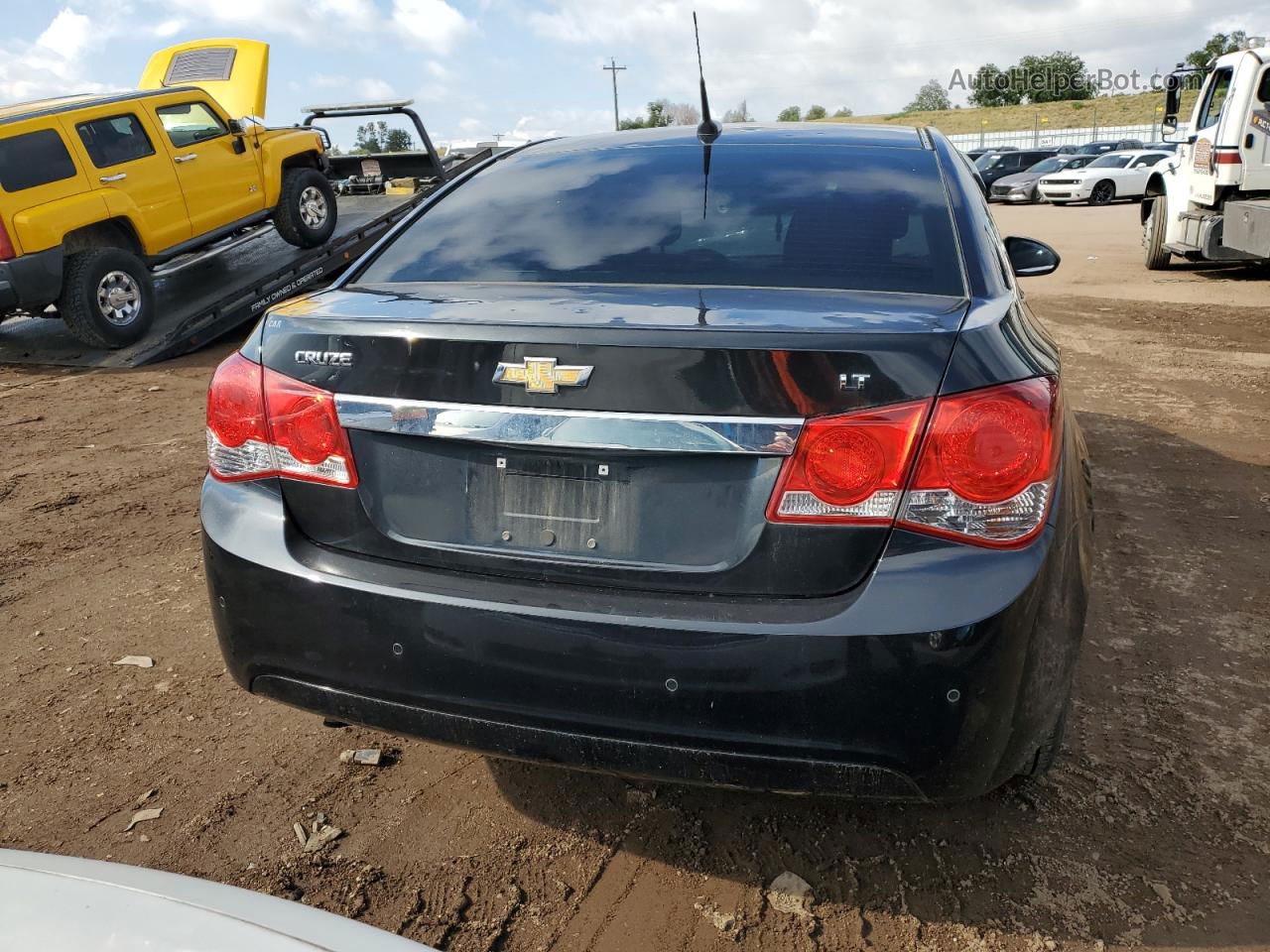 2012 Chevrolet Cruze Lt Black vin: 1G1PF5SC9C7232781