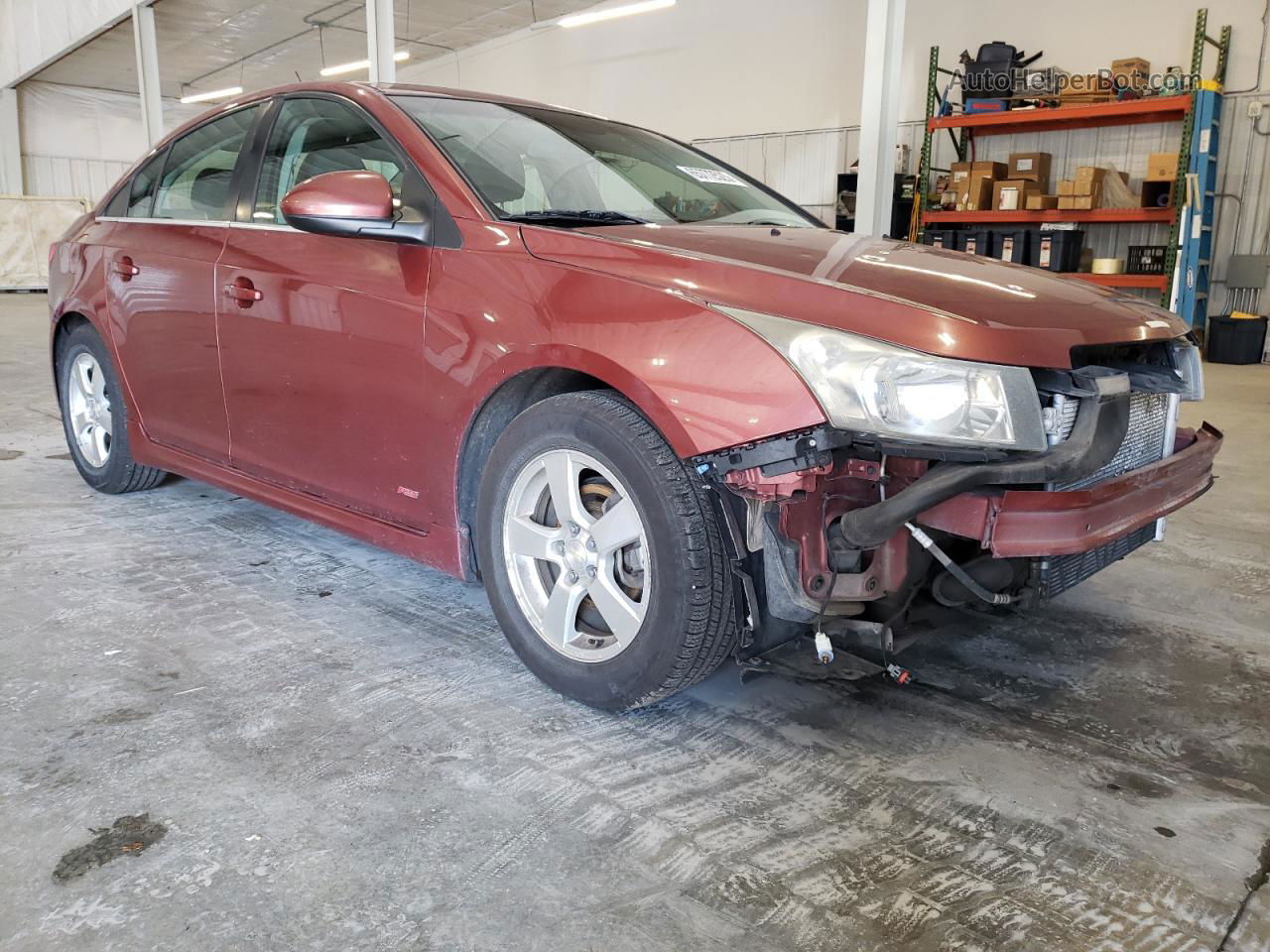 2012 Chevrolet Cruze Lt Burgundy vin: 1G1PF5SC9C7353293