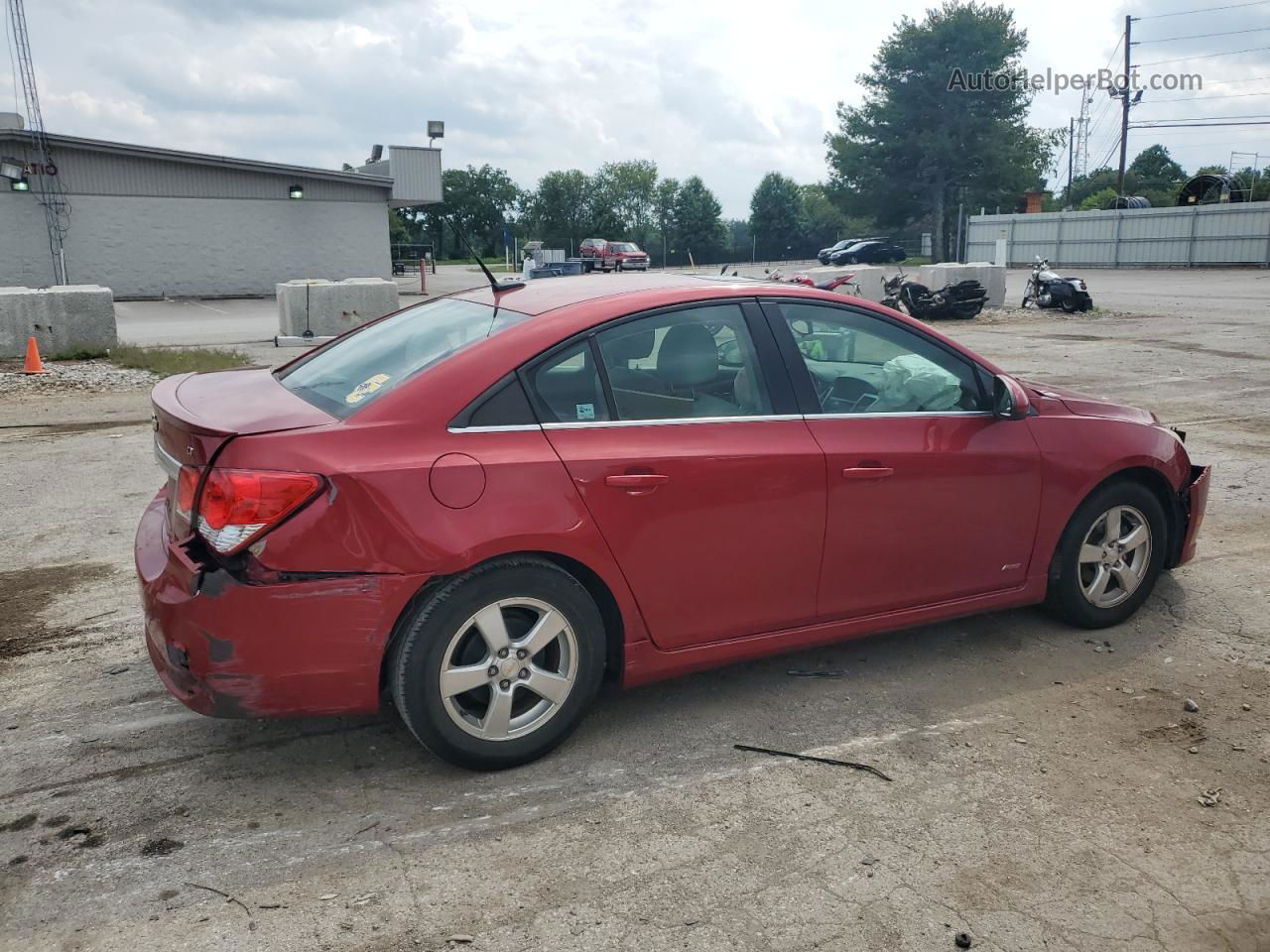 2012 Chevrolet Cruze Lt Burgundy vin: 1G1PF5SCXC7125738