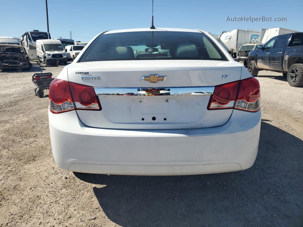 2012 Chevrolet Cruze Lt White vin: 1G1PF5SCXC7192338