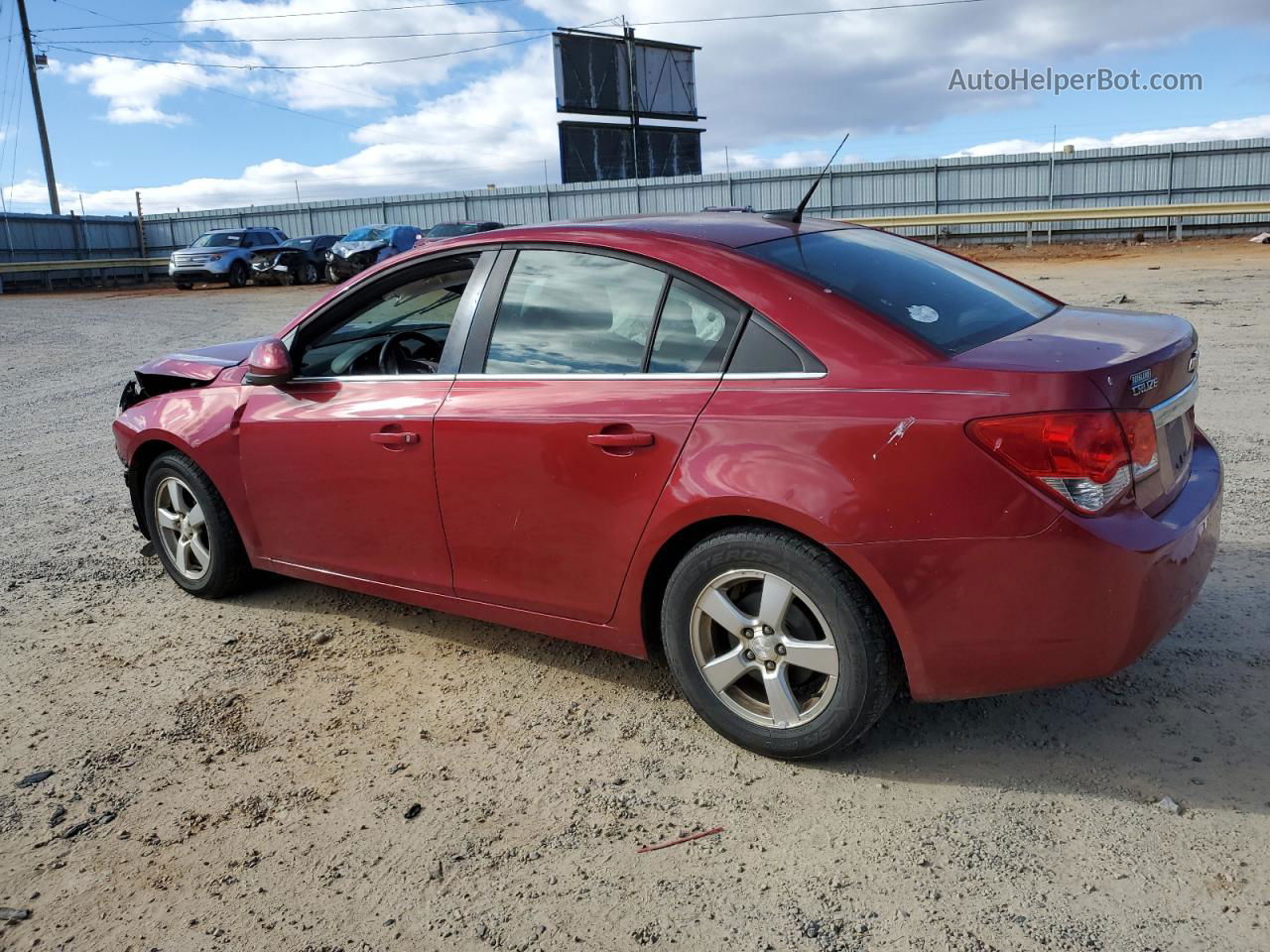 2012 Chevrolet Cruze Lt Красный vin: 1G1PF5SCXC7302255