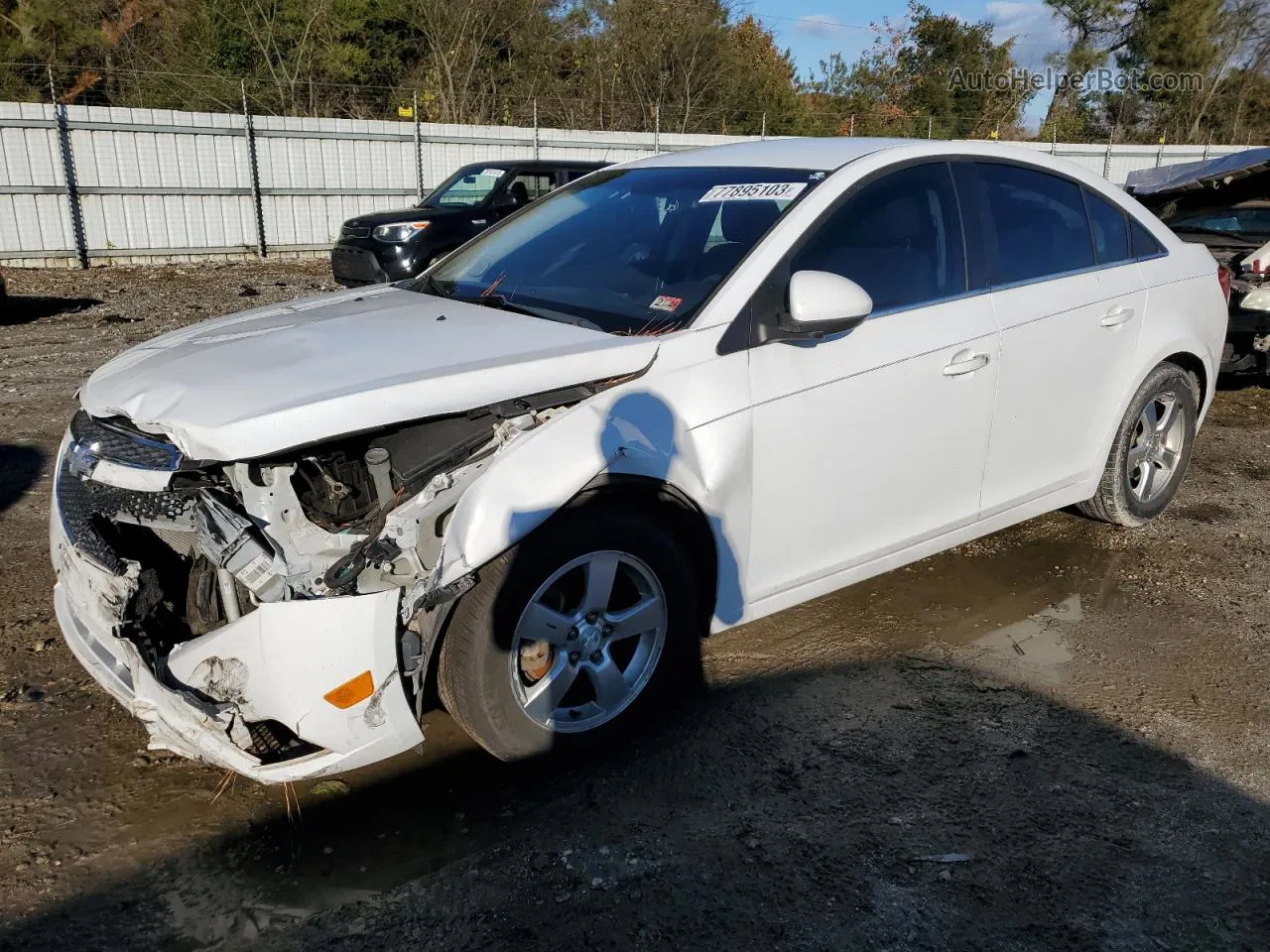 2012 Chevrolet Cruze Lt Белый vin: 1G1PF5SCXC7343615