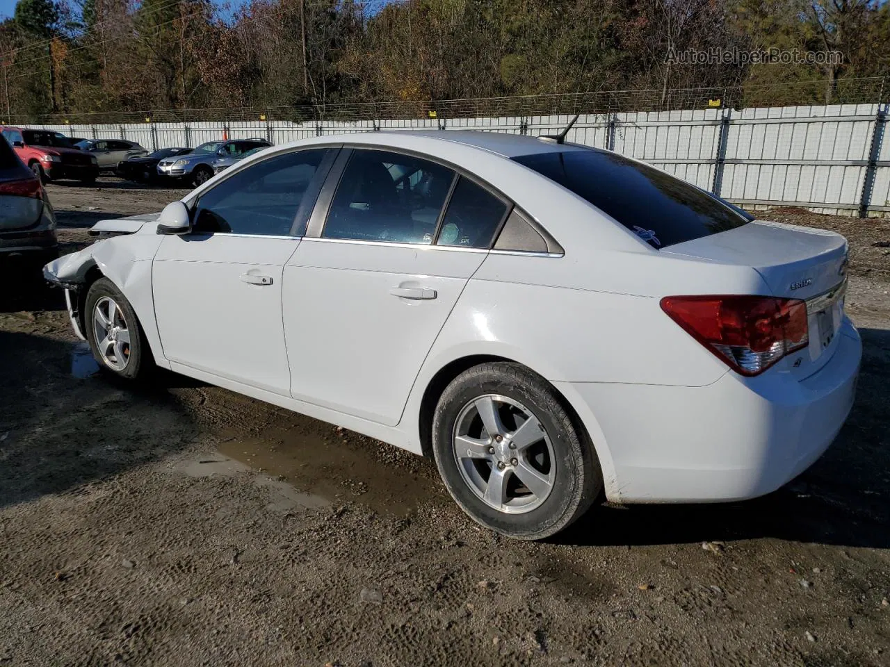 2012 Chevrolet Cruze Lt White vin: 1G1PF5SCXC7343615