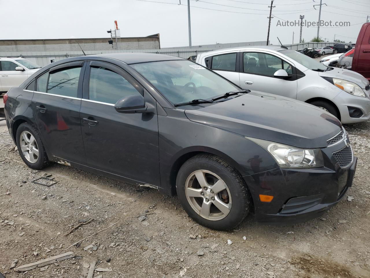 2012 Chevrolet Cruze Lt Black vin: 1G1PF5SCXC7351634