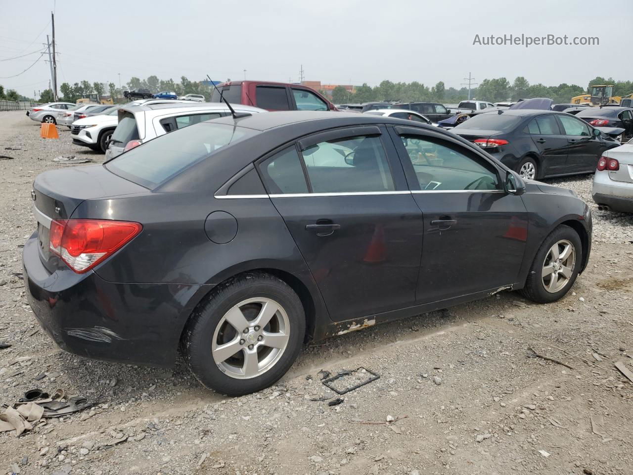 2012 Chevrolet Cruze Lt Black vin: 1G1PF5SCXC7351634