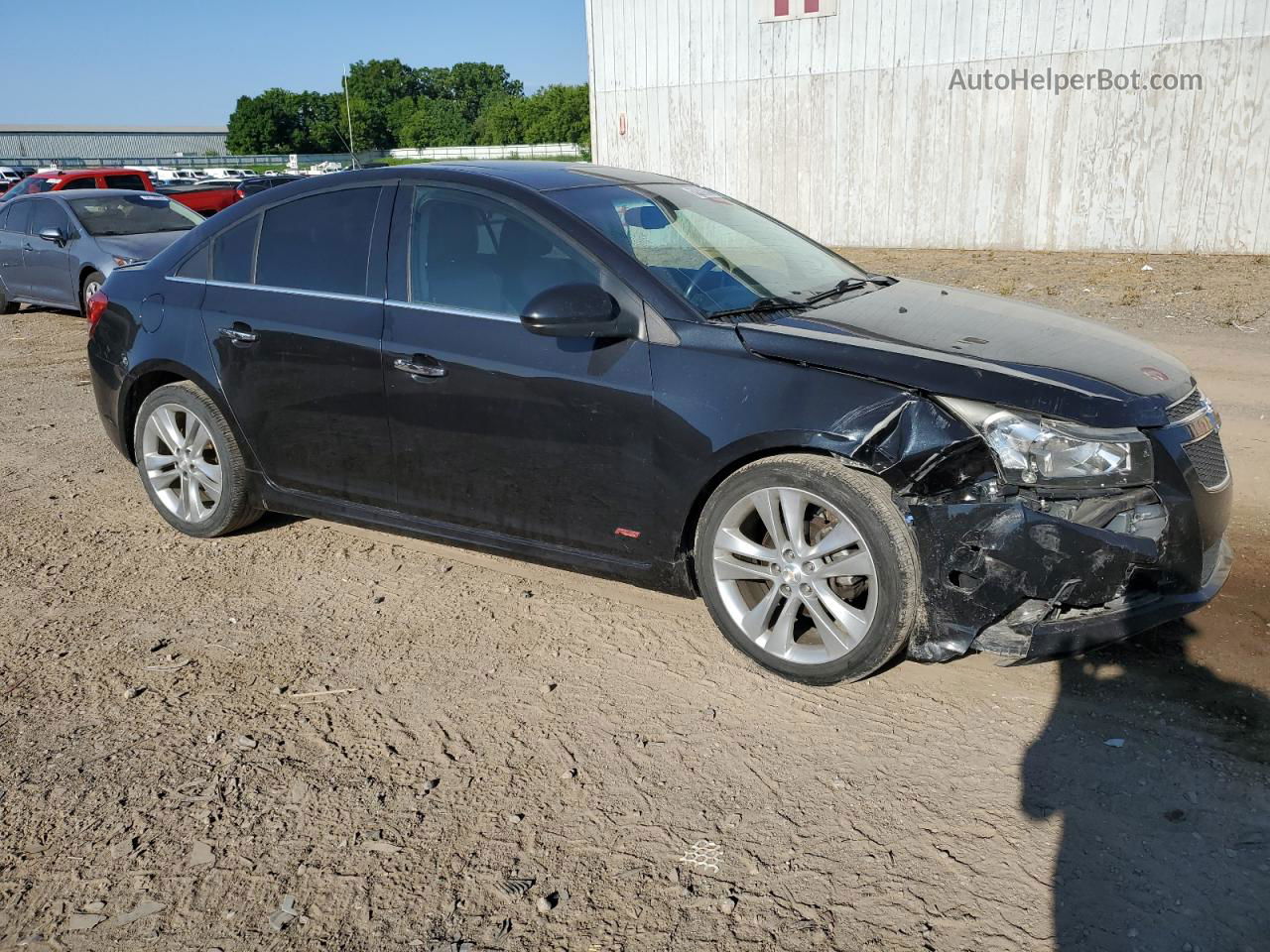 2013 Chevrolet Cruze Ltz Gray vin: 1G1PG5SB0D7248664