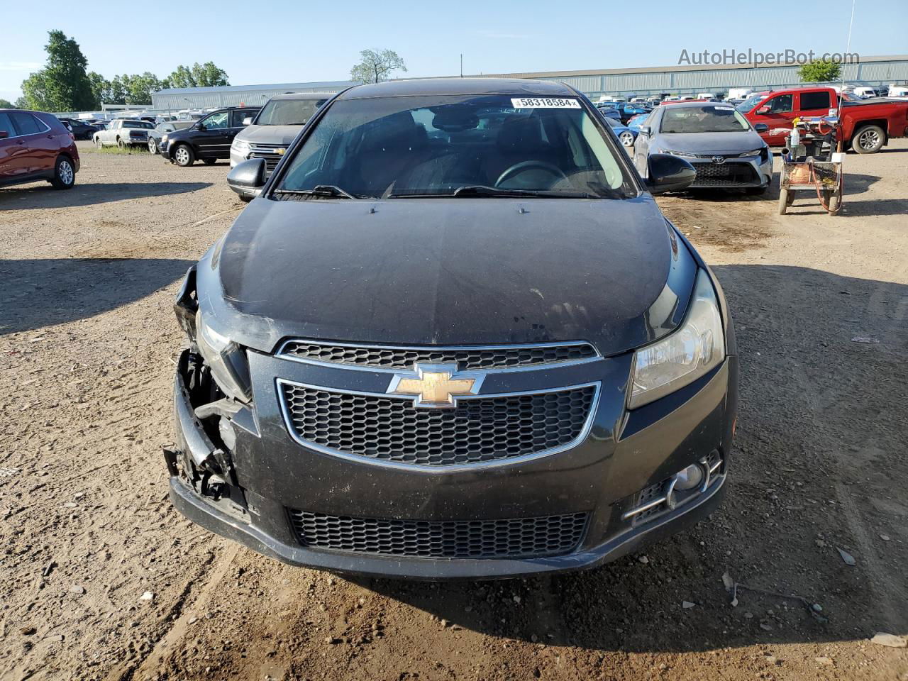 2013 Chevrolet Cruze Ltz Gray vin: 1G1PG5SB0D7248664