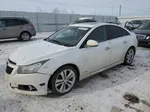 2013 Chevrolet Cruze Ltz White vin: 1G1PG5SB0D7272737