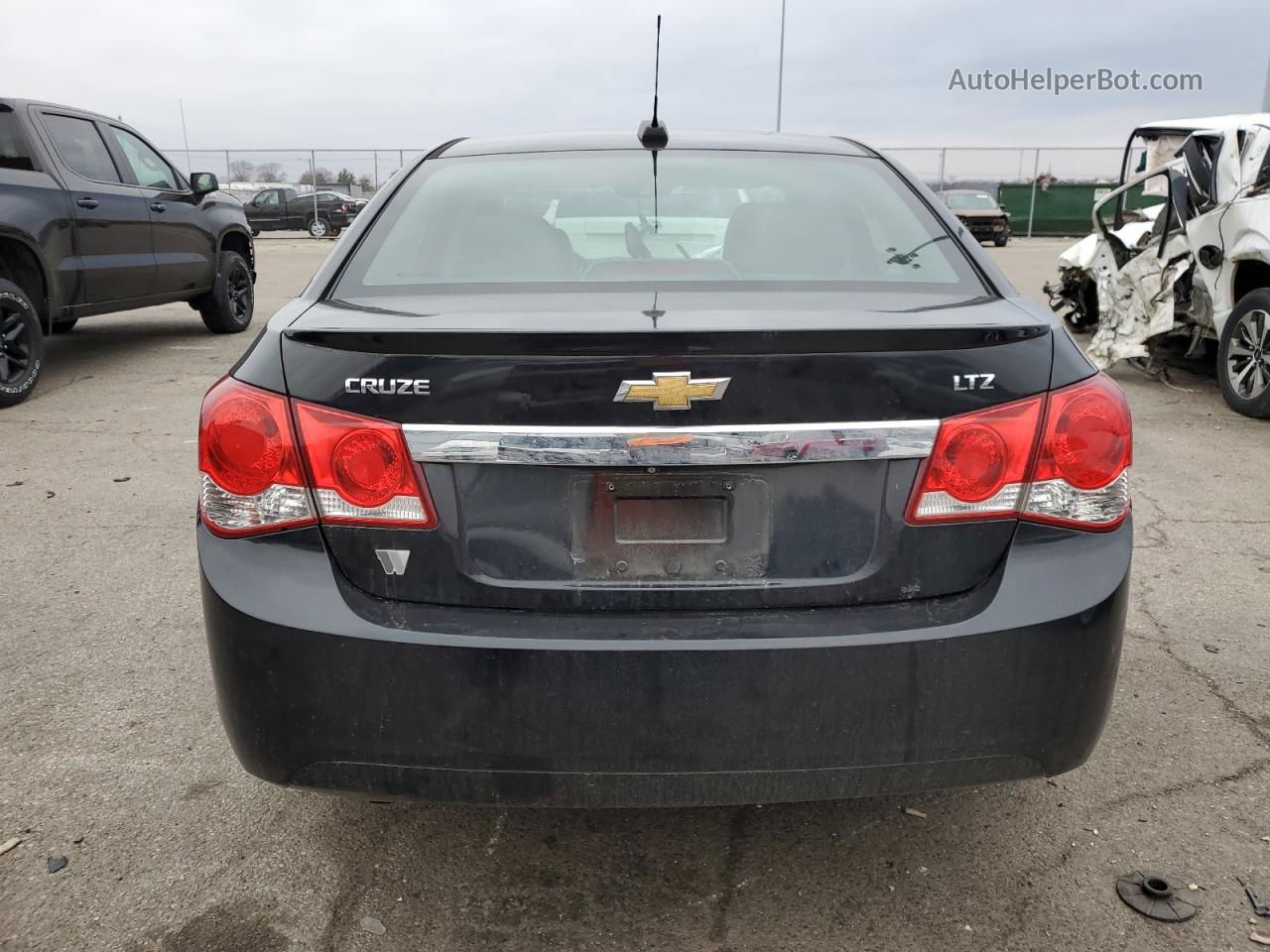 2015 Chevrolet Cruze Ltz Black vin: 1G1PG5SB0F7124882