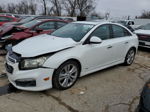 2015 Chevrolet Cruze Ltz White vin: 1G1PG5SB0F7136174