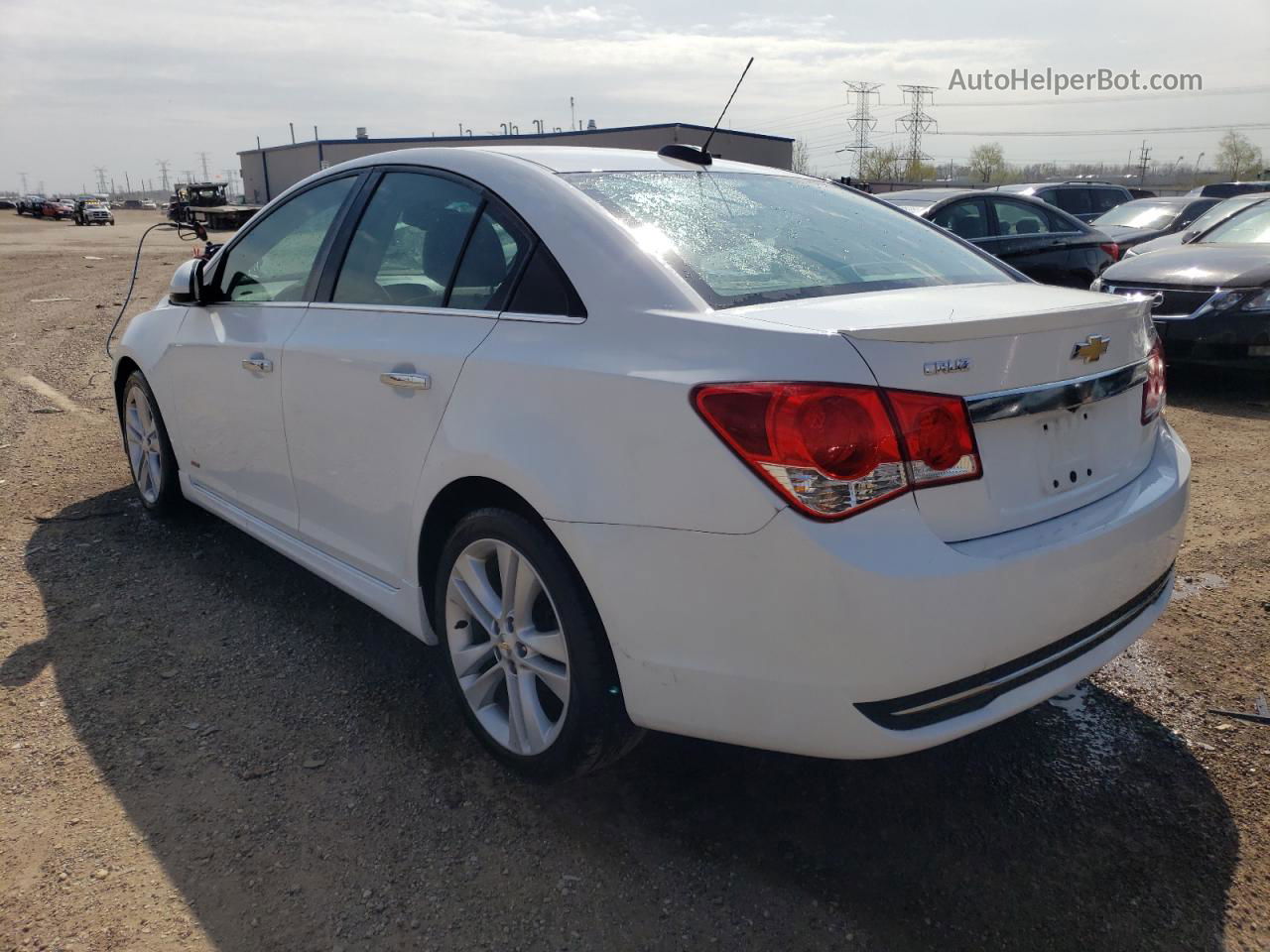 2015 Chevrolet Cruze Ltz White vin: 1G1PG5SB0F7229759