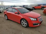 2015 Chevrolet Cruze Ltz Red vin: 1G1PG5SB0F7252068