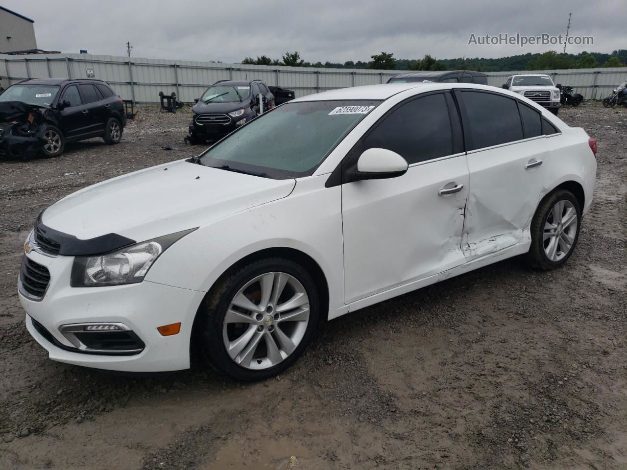 2016 Chevrolet Cruze Limited Ltz White vin: 1G1PG5SB0G7198109