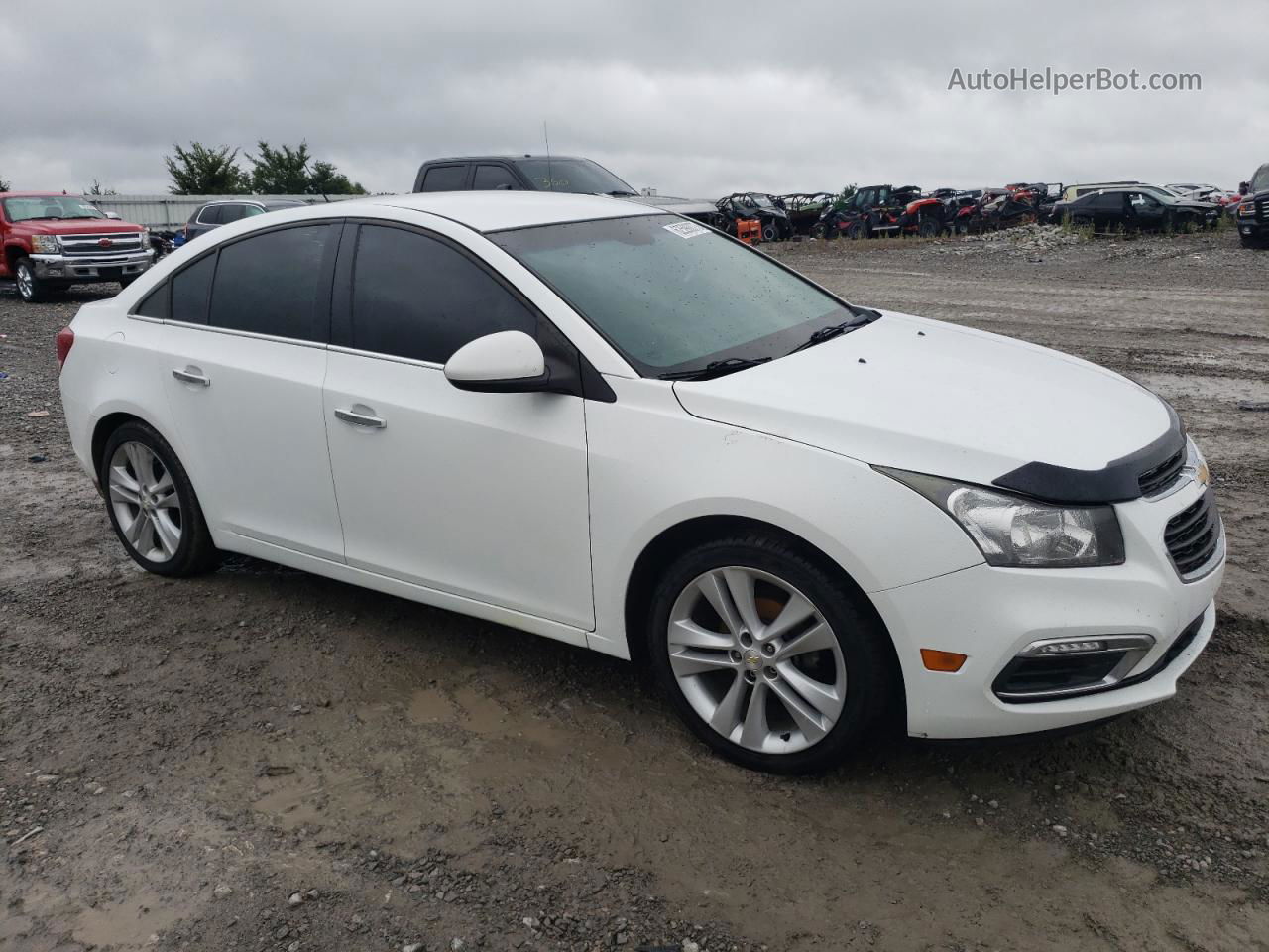 2016 Chevrolet Cruze Limited Ltz White vin: 1G1PG5SB0G7198109