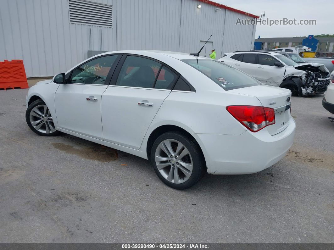 2014 Chevrolet Cruze Ltz White vin: 1G1PG5SB1E7234189