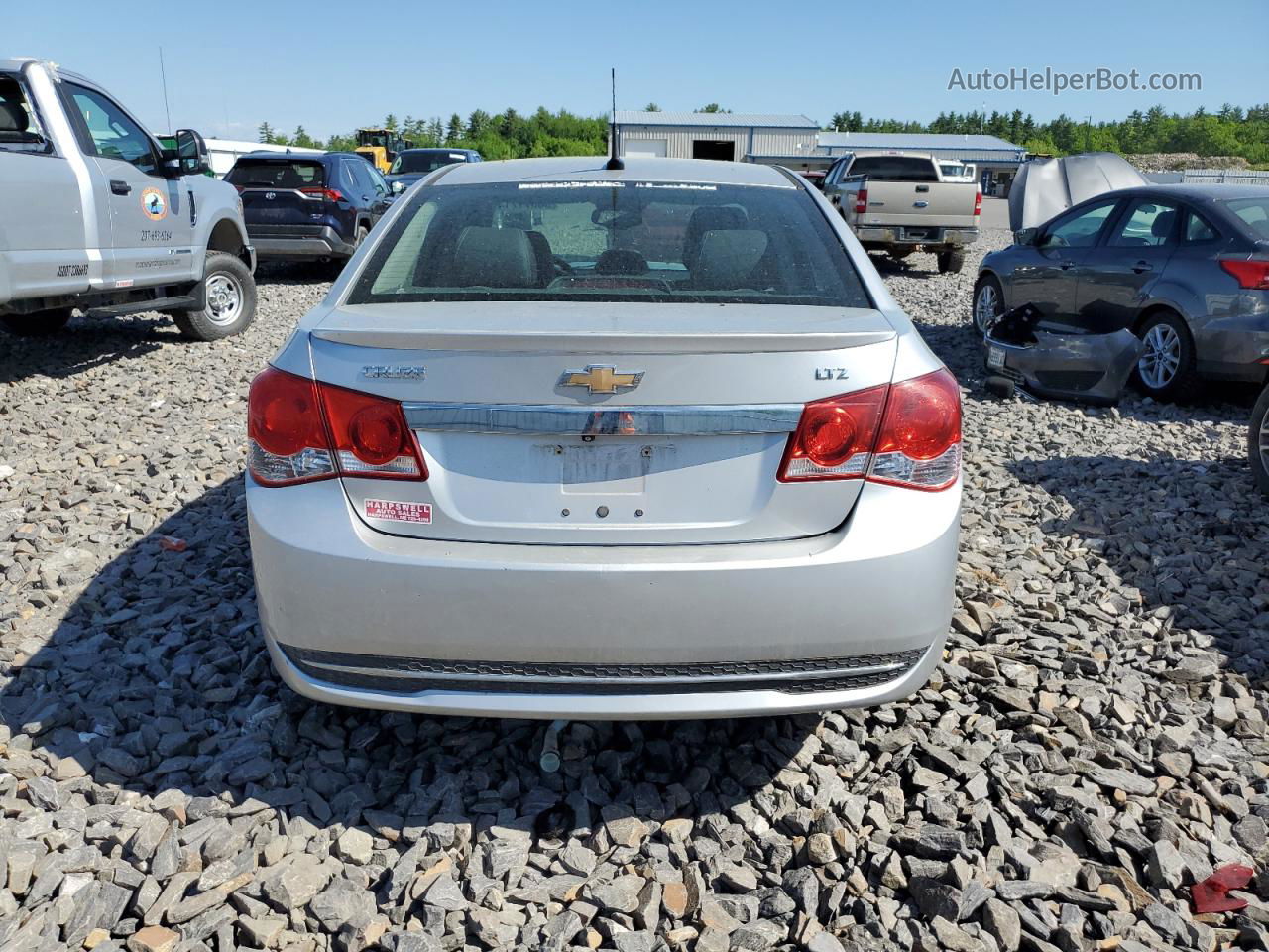 2014 Chevrolet Cruze Ltz Gray vin: 1G1PG5SB1E7399076